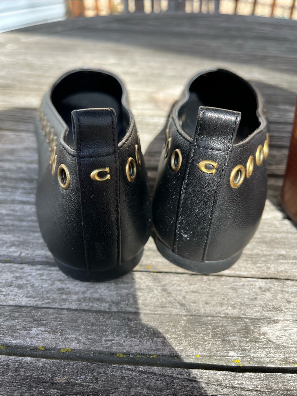 Coach Wendie ballet flats with grommets size 8 - Picture 8 of 8